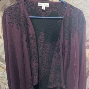 Rebecca Malone Burgundy Women's Sweater